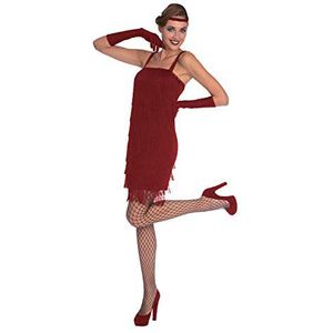 amscan 9905788 Red Flapper Dress Kostuumset, 10-12 jaar-4 stuks