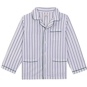 Gocco Strepen pyjama-set, wit optisch, regular voor kinderen, Optisch wit, Regular