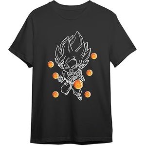 Dragon Ball Super T-shirt | Goku | Zwart | M, Zwart, M