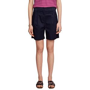 Esprit Collection Bermudashorts met stretchaandeel, Donkerblauw, 34