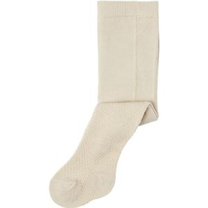 Bestseller A/S Babymeisje NBFWAKMA Wool Cable Pantybroek XXIII panty, Moonbeam, 74/80, maanbeam, 74/80 cm