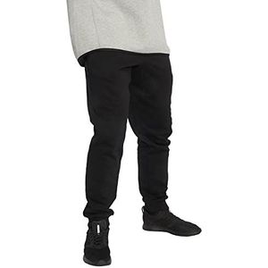 Urban Classics Joggingbroek voor heren, basic sweatpants, lange sportbroek, relaxed cut, elastische tailleband, verkrijgbaar in meer dan 10 kleuren, maat S tot 5XL, zwart, XS