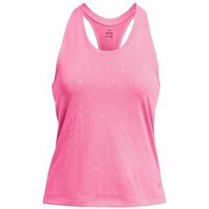 Under Armour UA Launch Splatter Singlet, Fluo Pink/Reflectief, XL