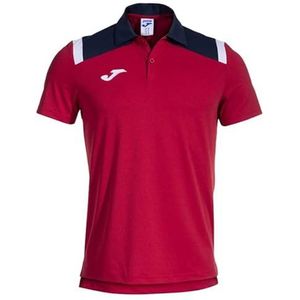 Joma - Poloshirt voor heren - Toledo - korte mouwen, Rood Marine, XS