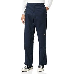 Dickies Heren Regular Straight Fit Dubbele Knie Stretch Twill Werkbroek Recht, Donker marineblauw V1, 36W / 30L