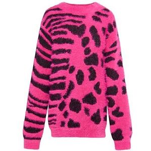 FRAULLY Gebreide trui voor meisjes, roze, 116