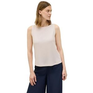 Cecil Damestop met geribbelde structuur, lichtbeige, M