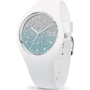 Ice-Watch - ICE lo White blue - Dames wit horloge met siliconen band - 013429 (Medium)