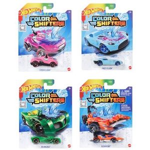 Hot Wheels BHR15 - Color Shifters 1:64 voertuigen, assorti, speelgoed vanaf 3 jaar