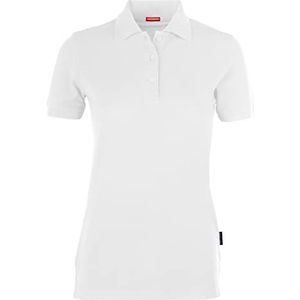 HRM Dames Heavy Performance Polo, Wit, Maat L I Premium Dames Poloshirt I Basic Polo Shirt Wasbaar tot 60°C I Hoogwaardige & Duurzame Dameskleding I Werkkleding