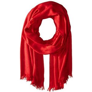Calvin Klein Pashmina sjaal voor dames, Rouge Rood, One Size