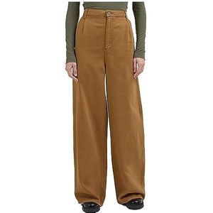 Lee Relaxed chino broek voor dames, bruin, 28W x 31L