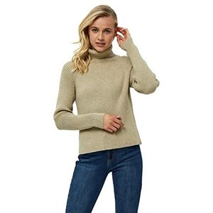 Minus Ava gebreide coltrui voor dames | Beige UK | Herfst Dames Truien | Maat, 397 Hout Rook, XL