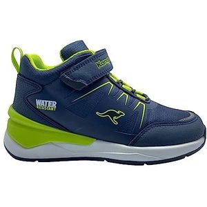 KangaROOS KD-Turn Mid EV sneakers voor heren, donkerblauw/limoen, 39 EU, Dk Navy Lime, 39 EU