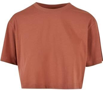 Urban Classics Dames T-Shirt Dames Short Oversize Tee in verschillende kleuren, maat XS - 5XL, terracotta, S