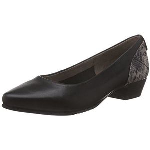 Jana 22200, Dames pumps met gesloten teen, Zwart 001, 41 EU