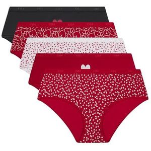DIM - Les Pockets - Boxershorts - Cherry Cheri - Set van 5 dames
