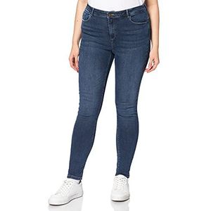 ONLY Carmakoma Dames Jeans, donkerblauw (dark blue denim), 42