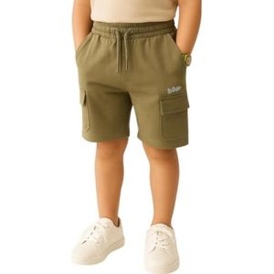 LEE COOPER, bermuda's, kaki, korte broeken, sport, pasvorm, winter, zomer, comfort, kinderen, jongens, meisjes, maat 6A – model LCN56 BE S2-6A