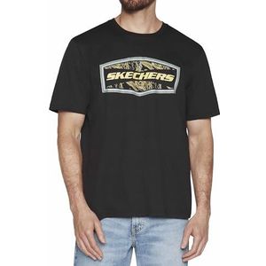 Skerchers Latitude T-shirt voor heren, zwart, S