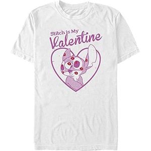 Disney Classics Lilo & Stitch - Stitch Valentine Unisex Crew neck T-Shirt White S