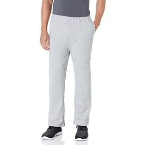 Jerzees Men's Fleece Sweatpants, Light Grey Heather, Large