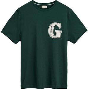 G Graphic T-shirt, Tartan Green, XL