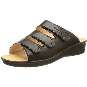 Ganter Florence pantoffels voor dames, zwart, 41 EU