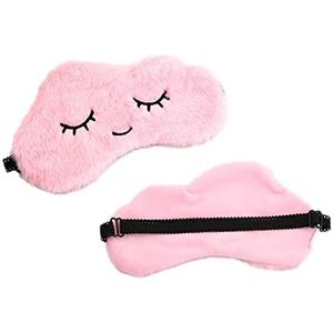 WIZBIOTECH Lichtblokkerend oogmasker, nachtmasker, 100% huidvriendelijk, zijde, geurneutraal, slaapbril met verstelbare riem, voor mannen, vrouwen en kinderen, roze