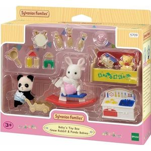 Sylvanian Families 5709 Baby'sspeelkamerBabyPanda&sneeuwwitkonijn- Poppenhuisinrichting