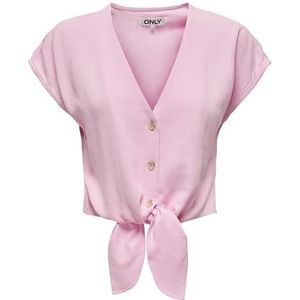 Onlsiesta Ss Knot Lin Bl Shirt Pnt Noos, Pirouette, XXS