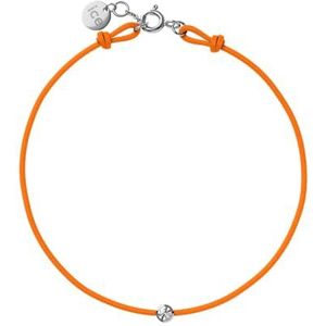 ICE Jewellery Diamond bracelet Cord Neon orange 021098