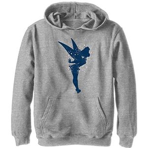 Disney Kids Tinkerbell Tink Americana Youth Pullover Hoodie, Athletic Heather, Small, Athletic Heather, S