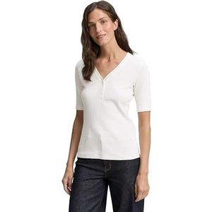 TOM TAILOR T-shirt voor dames, 10315 - Whisper White, XXL