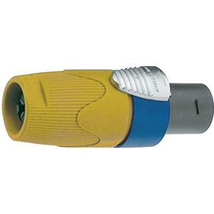 Socket kabel, Speakon geel 4P