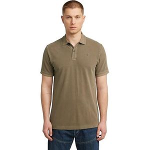 G-Star Raw - Dunda Overdyed Slim Polo - Bruin - T-shirt