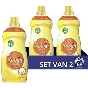 Robijn Klein & Krachtig Collections Color Zwitsal Vloeibaar Wasmiddel, voor de gekleurde en bonte was - 2 x 34 wasbeurten - Voordeelverpakking