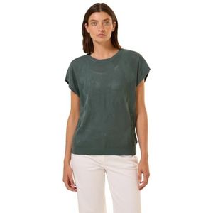 Pullunder - Ronde Hals - Mesh-look - Patroon - Puur Katoen