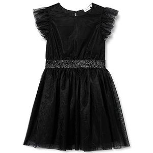 NKFNUTIDE CAPSL DRESS, zwart, 140 cm