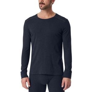 Schiesser - T-shirt - Blauw - 183141 - Mannen - Lange Mouwen