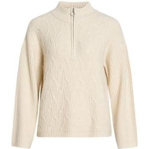 Vila - Lassia - Gebreide Top - Hoge Hals - Lange Mouwen