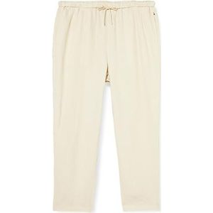 Tommy Hilfiger Vrouwen Casual Linnen Taper Pull ON Pant Licht Beige 46, Licht Beige, 72 NL