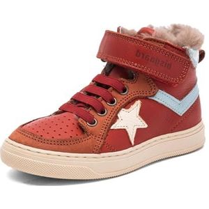 Bisgaard Unisex Isak Lamb Sneakers voor kinderen, terracotta, 26 EU