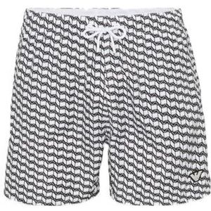 EMPORIO ARMANI Man Small Eagle Mid Boxer Wit M, Wit/Zwart, M