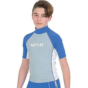 Seac RAA Short Evo Kid Rashguard met Korte Mouwen voor Kinderen; UV Zwem- en Snorkeltop