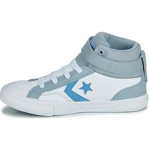 Converse Pro Blaze Strap Sport Remastered Sneaker voor jongens, Wit Heirloom Zilver Lt Blauw, 11.5 UK