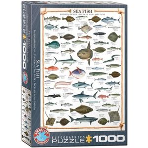 Zeevis puzzel van 1000 stukjes
