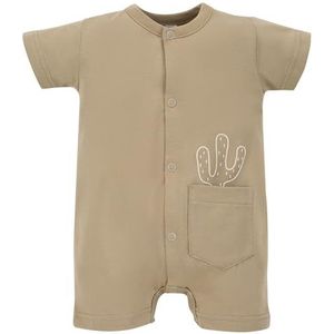 Pinokio Romper Buttoned Unisex babyondergoed, groen, vrije ziel, 56