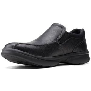 Clarks Heren Bradley Step Loafer, US, Zwart Tumbled Leer, 45 EU