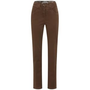 Laura New Magic Waist, gezellig winterkatoen, super slim, walnoot, 31W / 32L